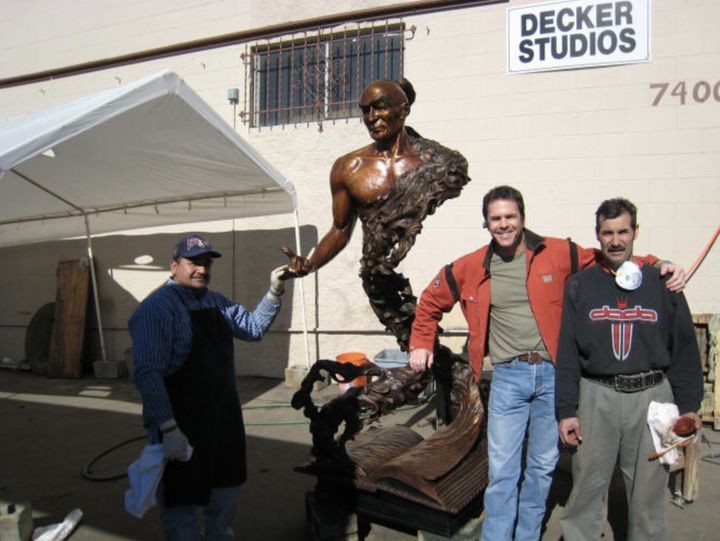 With the Artisans at Decker Studios.