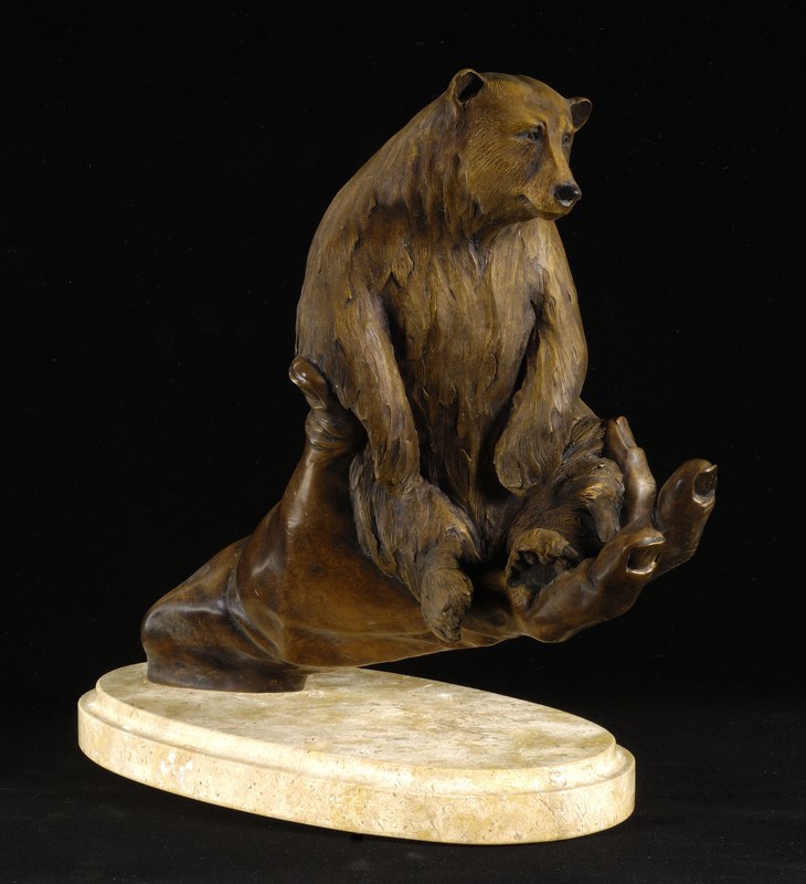 E.A.R.S. Brandi - bronze sculpture by J. A. Pippett.