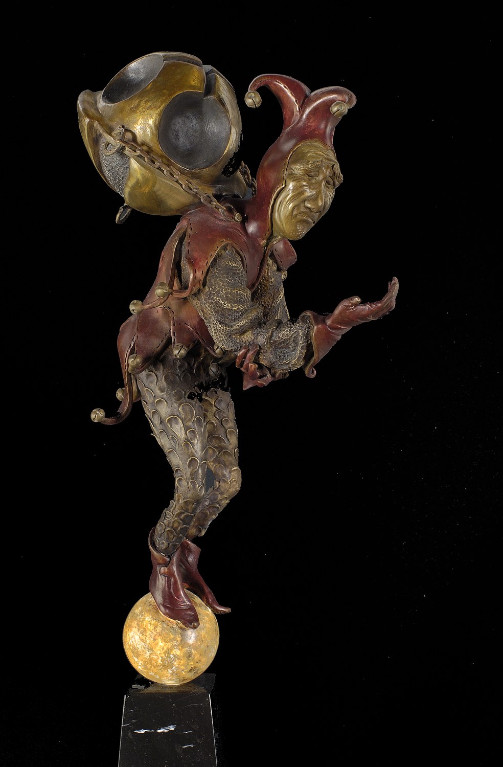Grace under Pressure - bronze sculpture by J. A. Pippett.