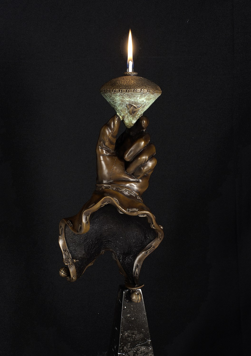 Illumine - bronze sculpture by J. A. Pippett.